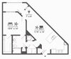 A1D 1 BD 1 Bath 815sqft